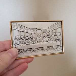 Like new The Last Supper Sterling Silver Plated Icon - Italy